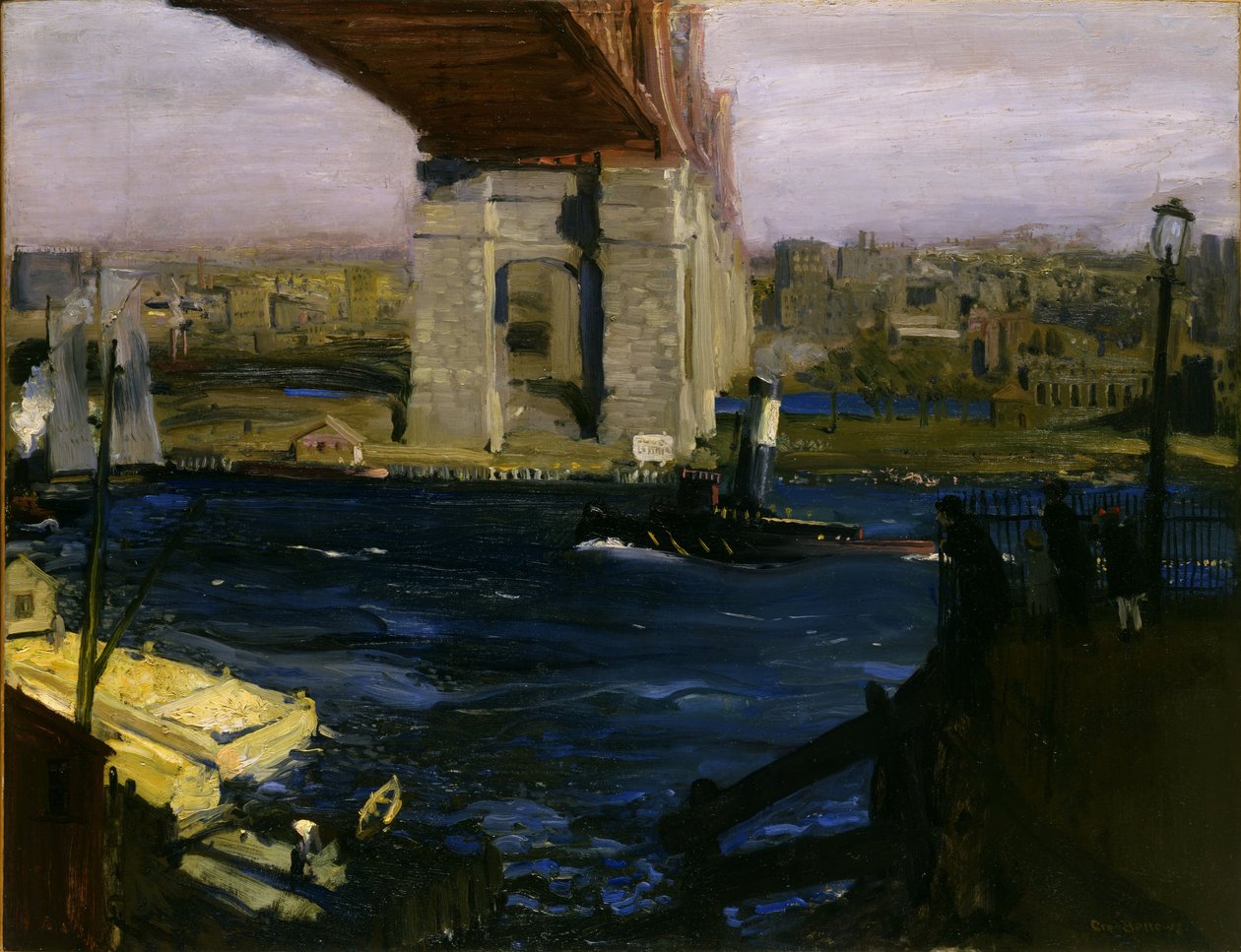 Ponte, ilha de Blackwell de George Wesley Bellows