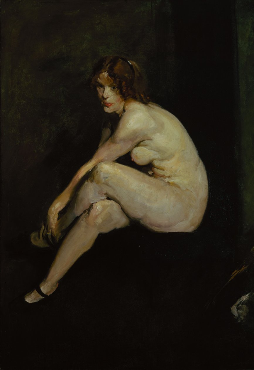 Garota nua, senhorita Leslie Hall de George Wesley Bellows