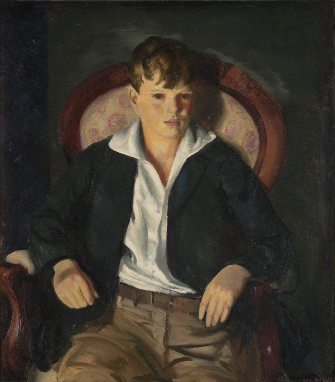 Retrato de um menino - Meredith Hare de George Wesley Bellows