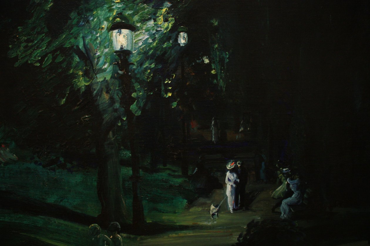Noite de Verão, Riverside Drive de George Wesley Bellows
