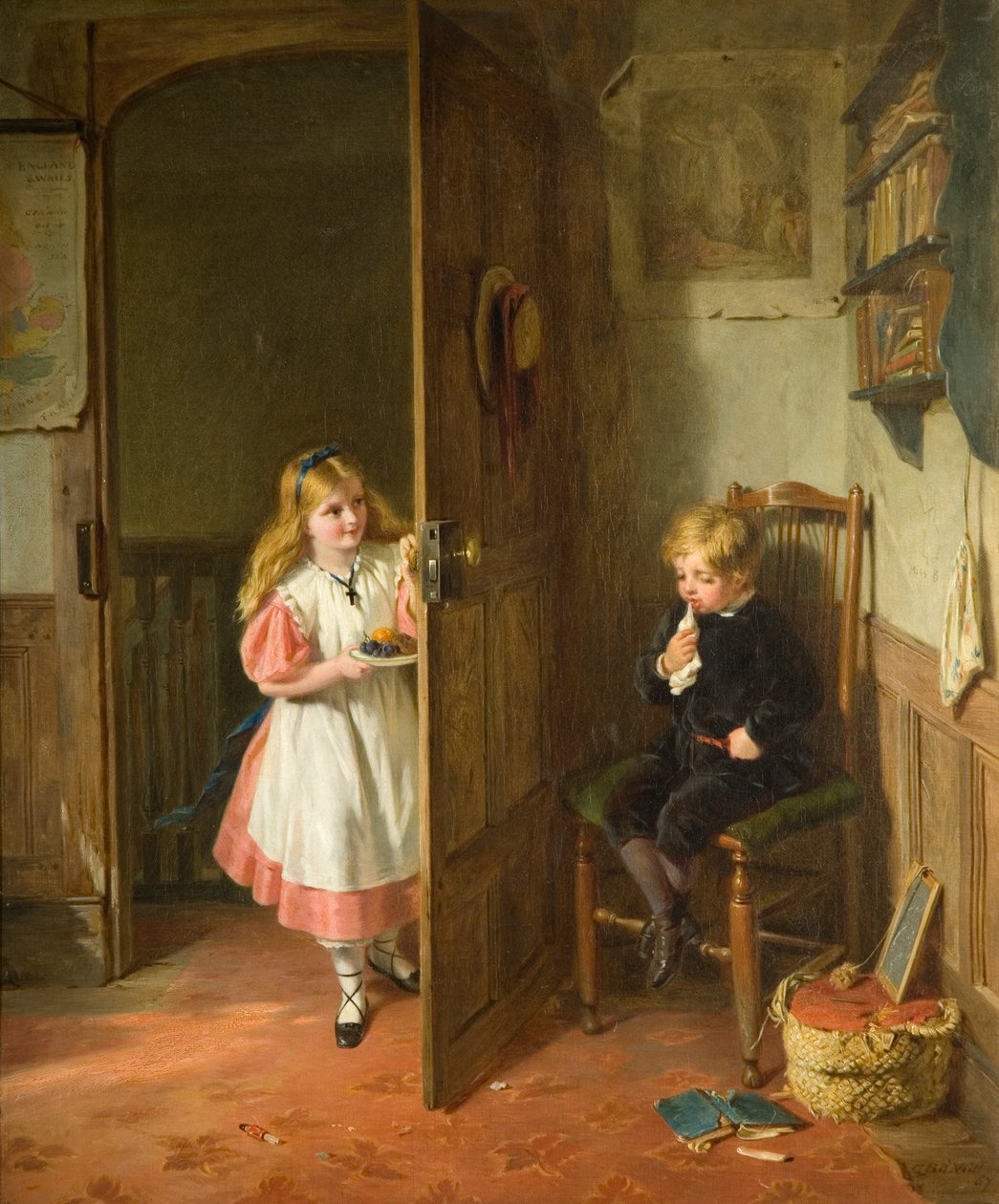 O garoto travesso, 1867 de George Bernard O
