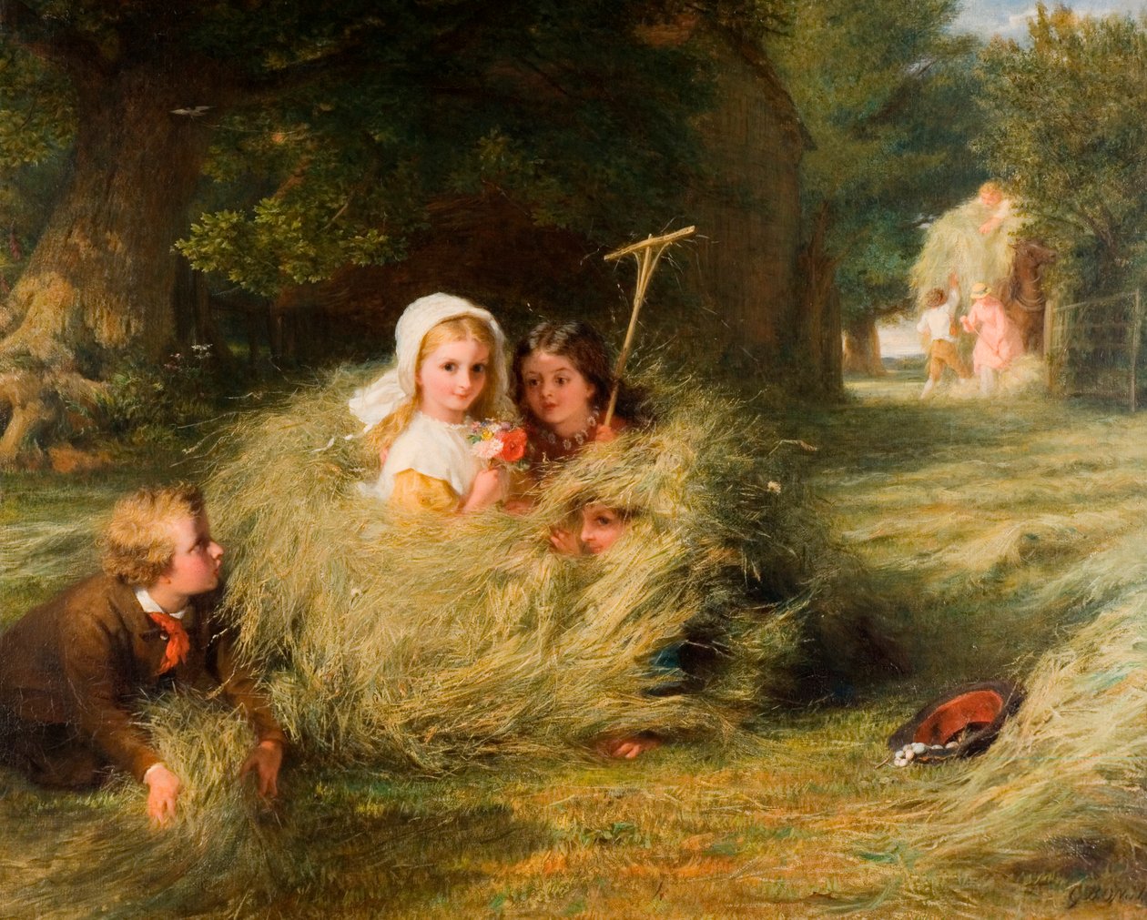 Os filhotes, 1870 de George Bernard O