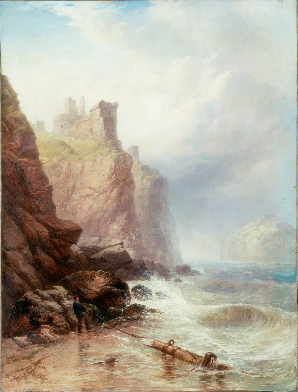 Castelo de Tantallon, 1872 de George Blackie Sticks
