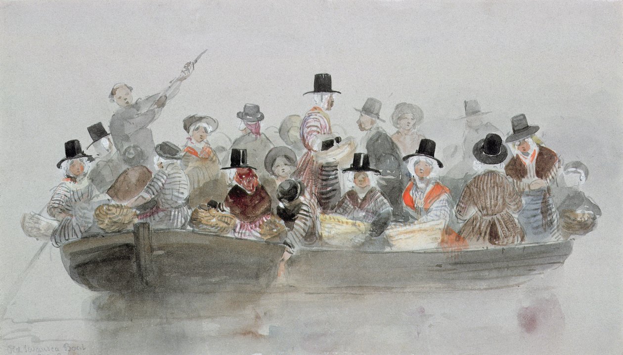 Velho barco de Swansea de George Bryant Campion