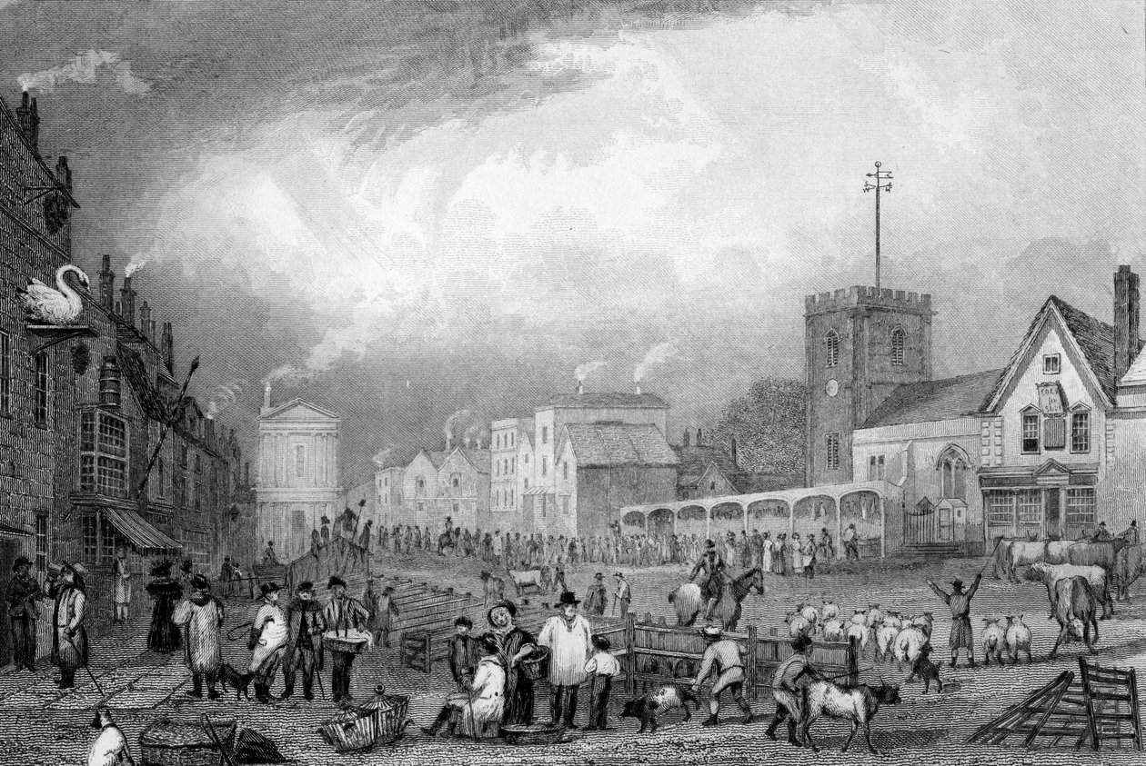Romford, Essex, gravado por John Rogers, c.1832 de George Bryant Campion