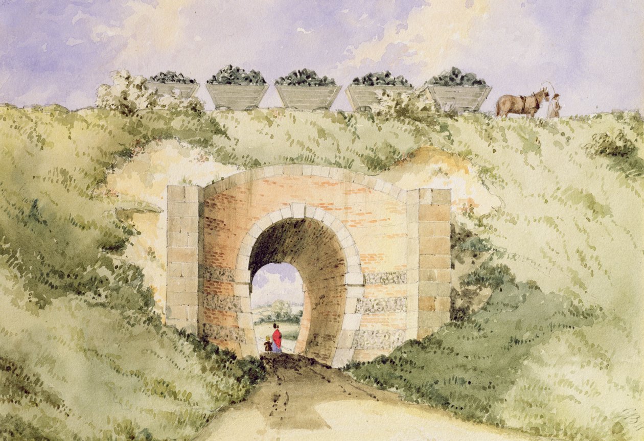 O Grand Surrey Iron Railway (wc no papel) de George Buchanan Wollaston