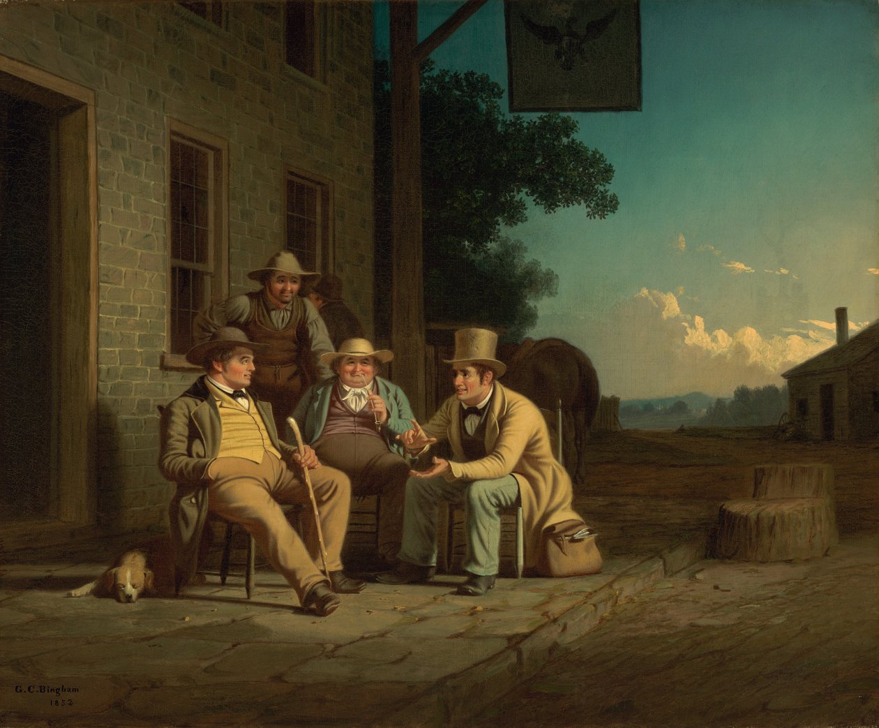 Inscrição para um voto de George Caleb Bingham