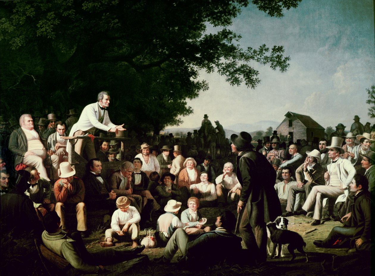 Stump Speaking de George Caleb Bingham