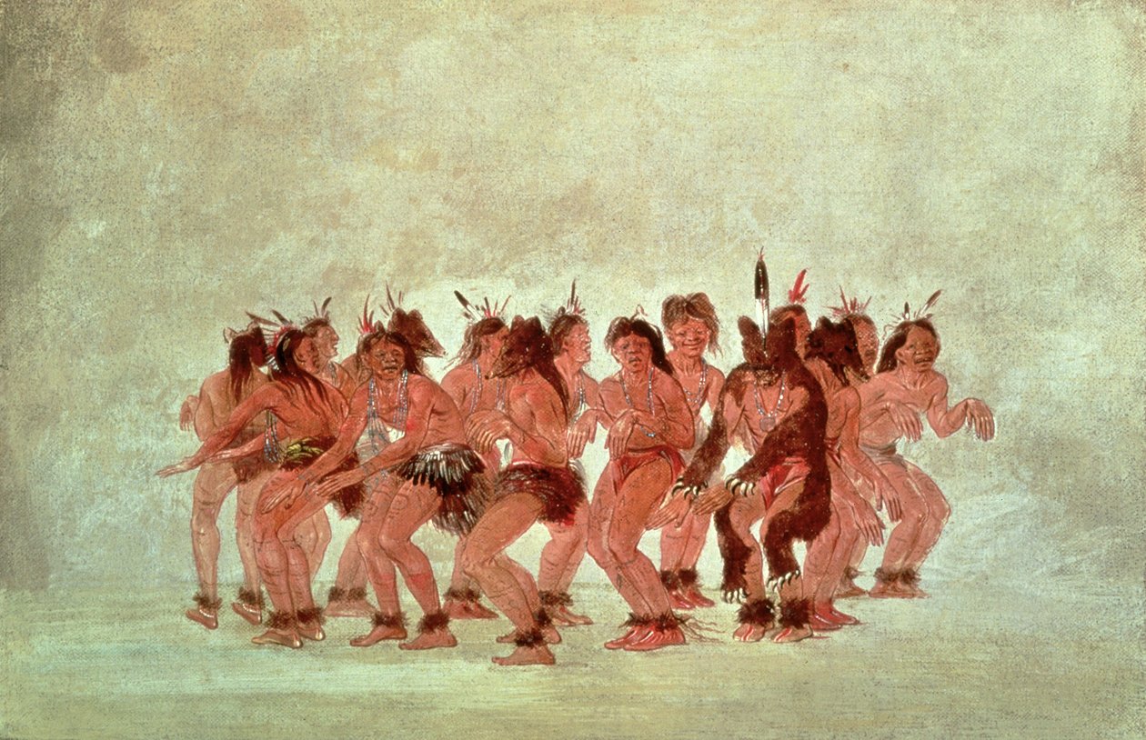Dança do Urso de George Catlin