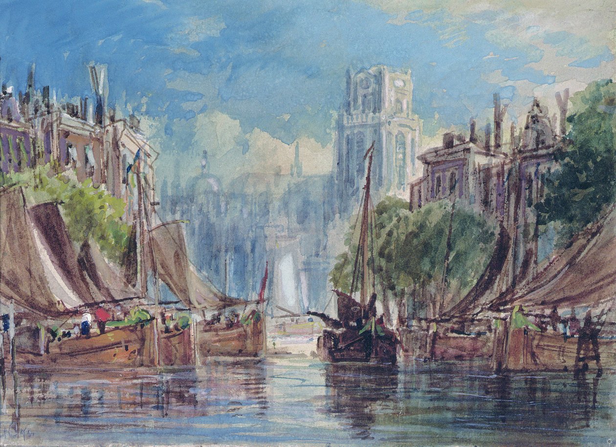 Vista de rotterdam de George the Elder Chambers