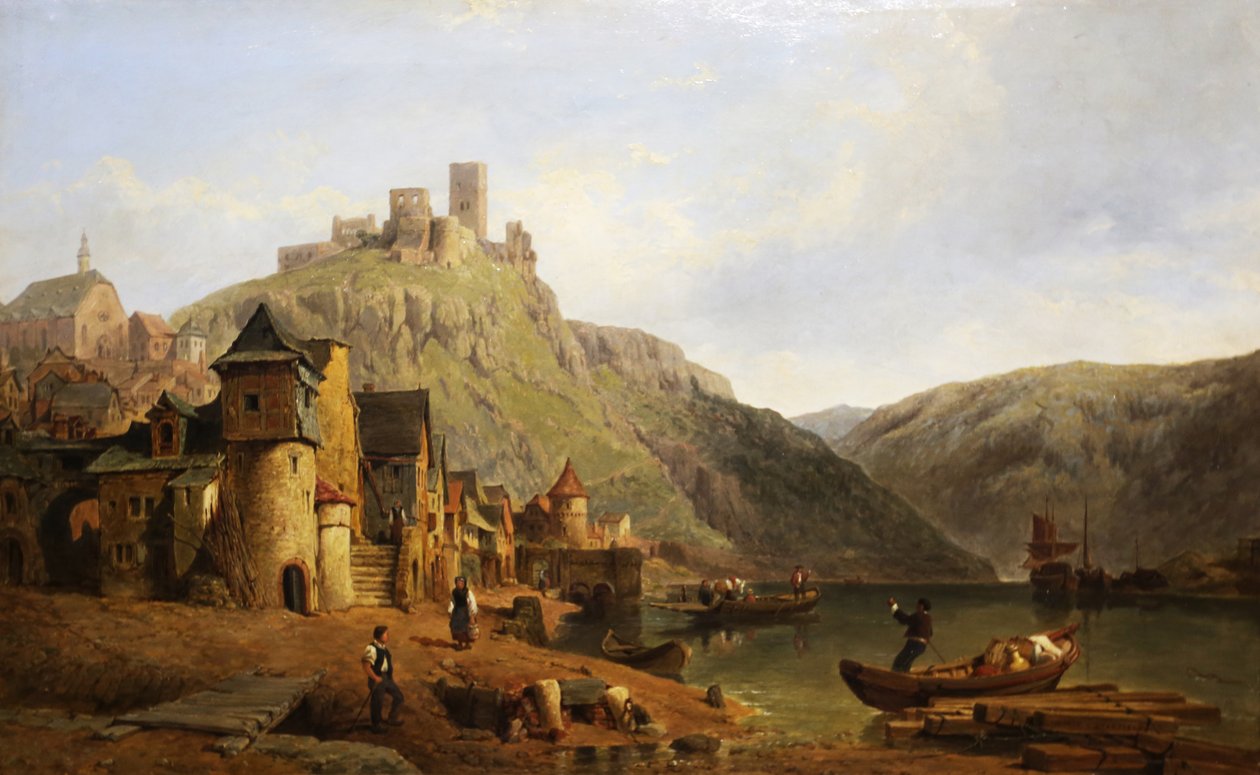 Beilstein no Moselle de George Clarkson Stanfield