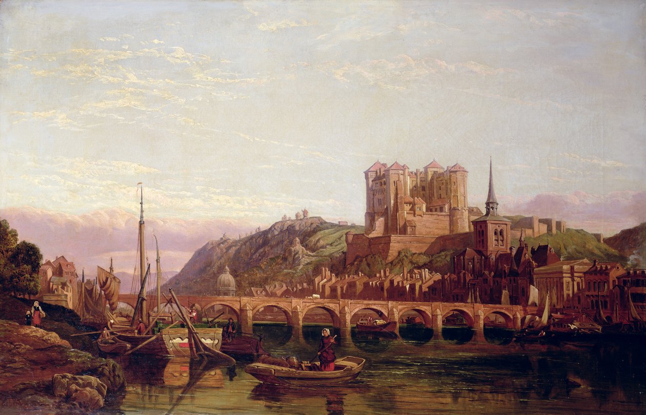 Saumur, no Vale do Loire de George Clarkson Stanfield