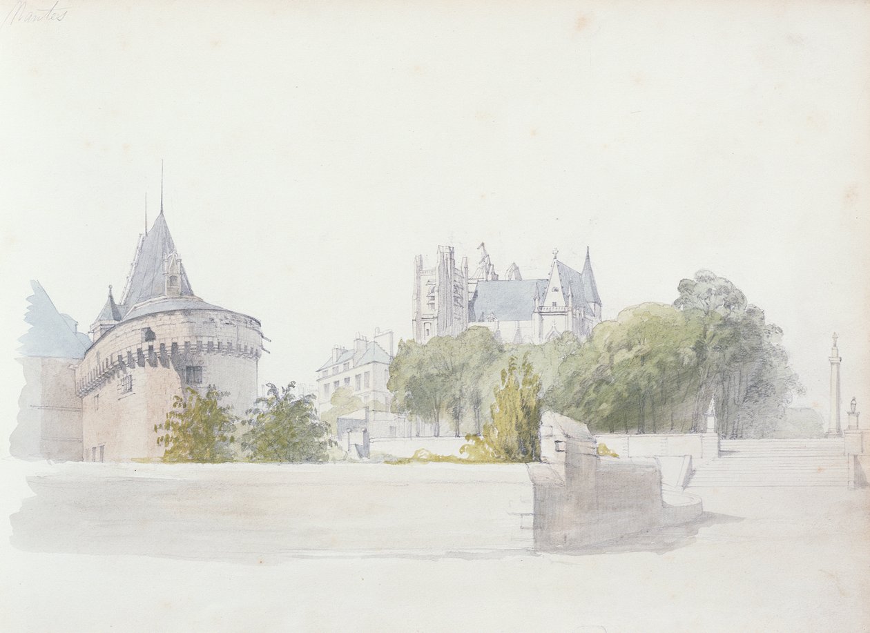 Vista, de, nantes de George Clarkson Stanfield