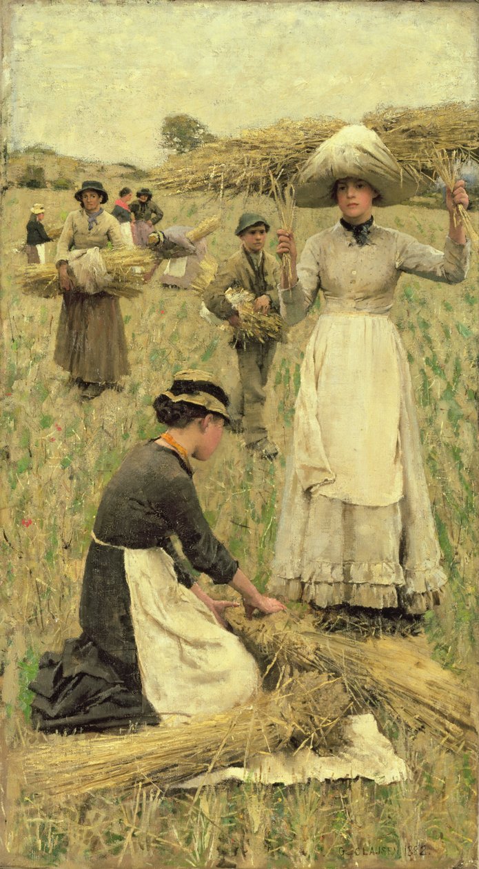 Gleaners, 1882 de George Clausen
