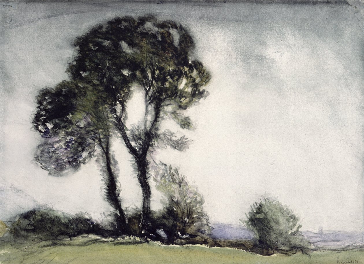 Céu avassalador de George Clausen