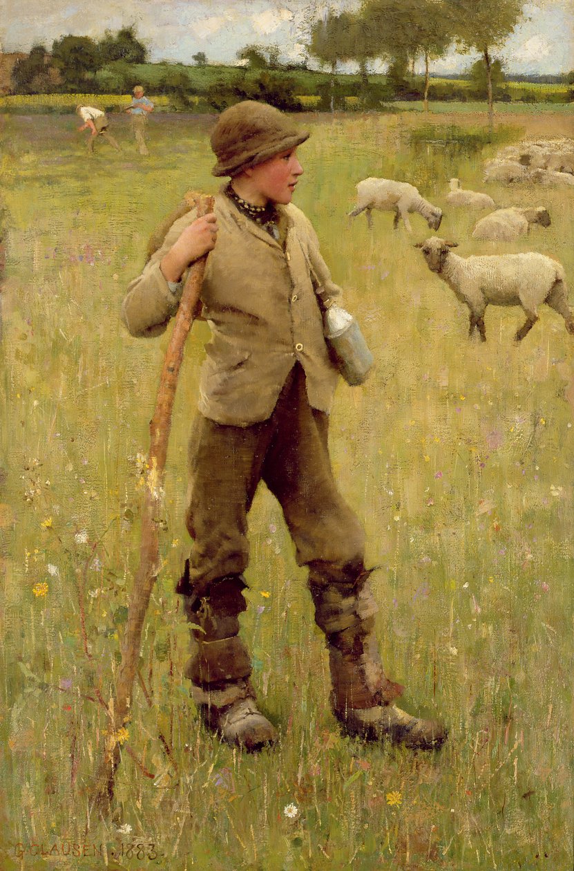 O pastor, 1883 de George Clausen