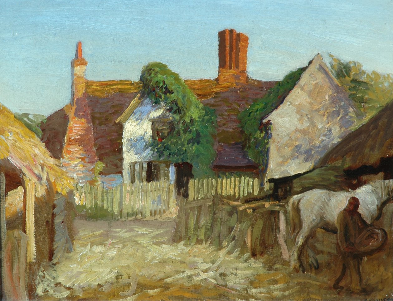Fazenda Winzes, 1905-10 de George Clausen