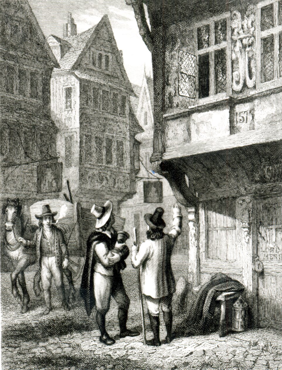 The Dead Cart, gravado por Davenport, 1º de julho de 1835 de George Cruikshank