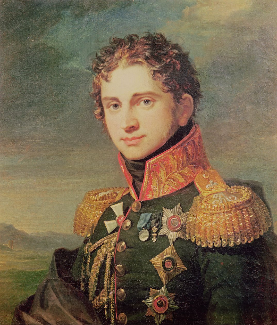 Retrato de Pavel A. Stroganov, antes de 1825 de George Dawe