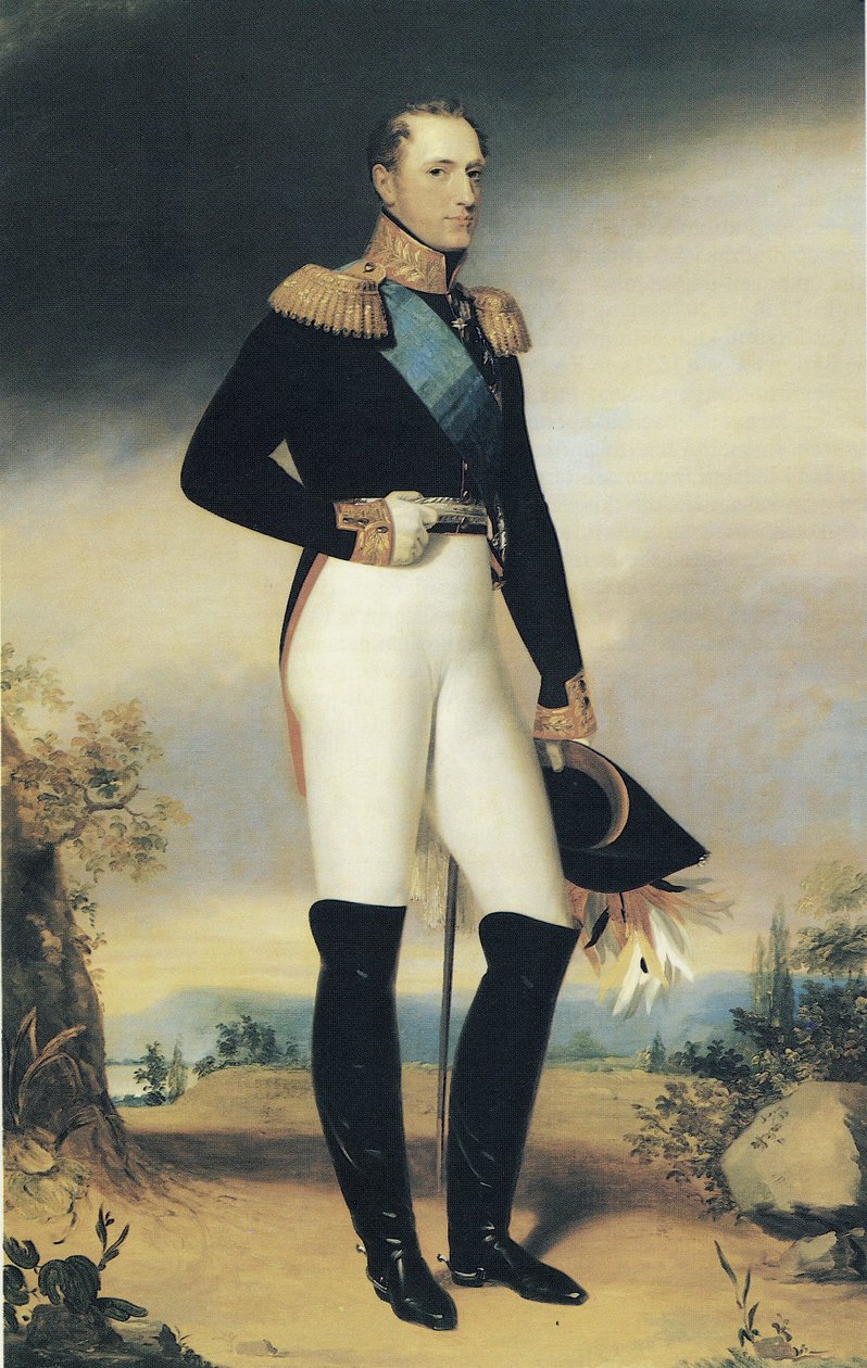 Retrato do imperador russo Nicolau I de George Dawe