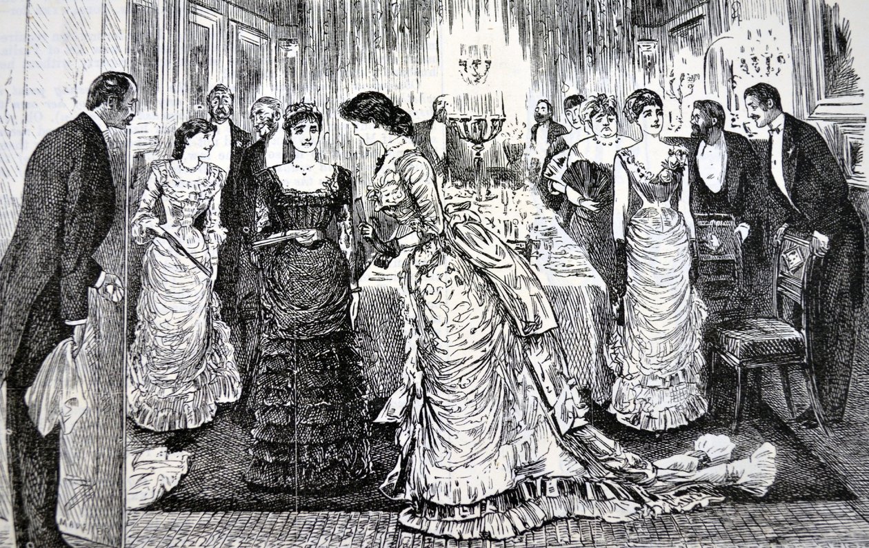 Etiqueta de fumar, 1883 de George du Maurier