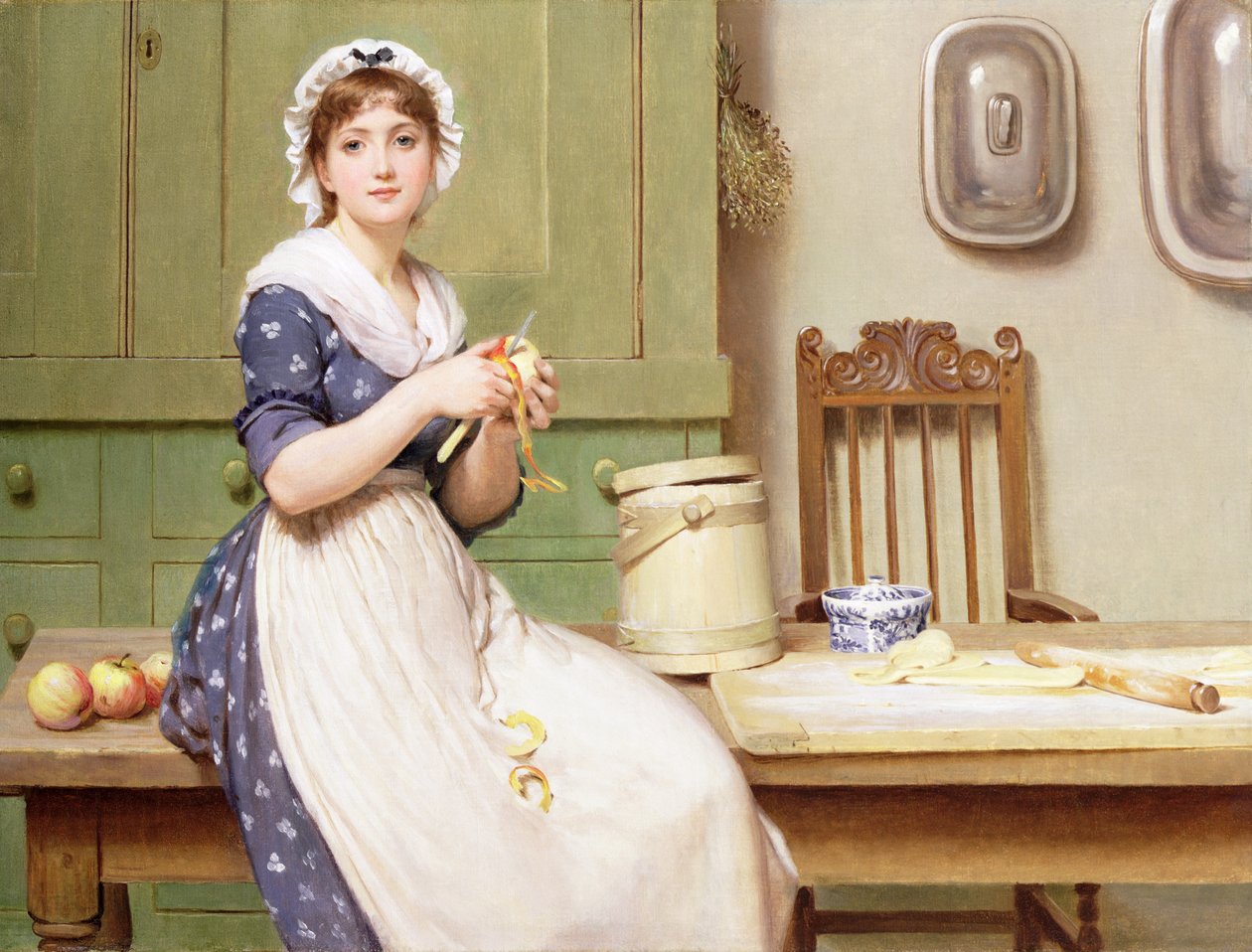 Tortas de maçã de George Dunlop Leslie