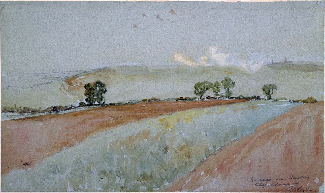 Uma barragem, Caudry, 2nd Otago atacando de George Edmund Butler