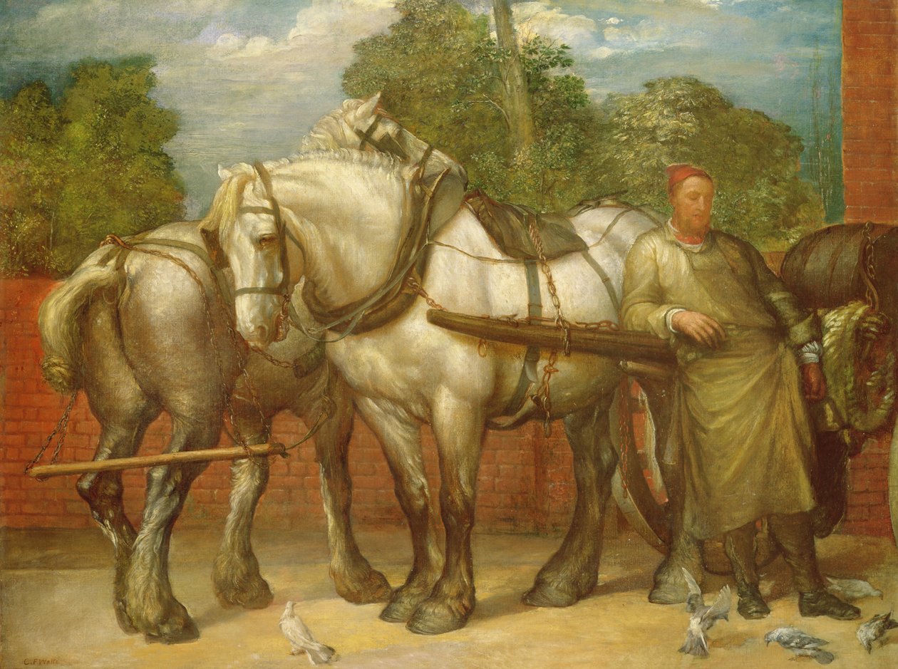 O descanso do meio-dia de George Frederick Watts