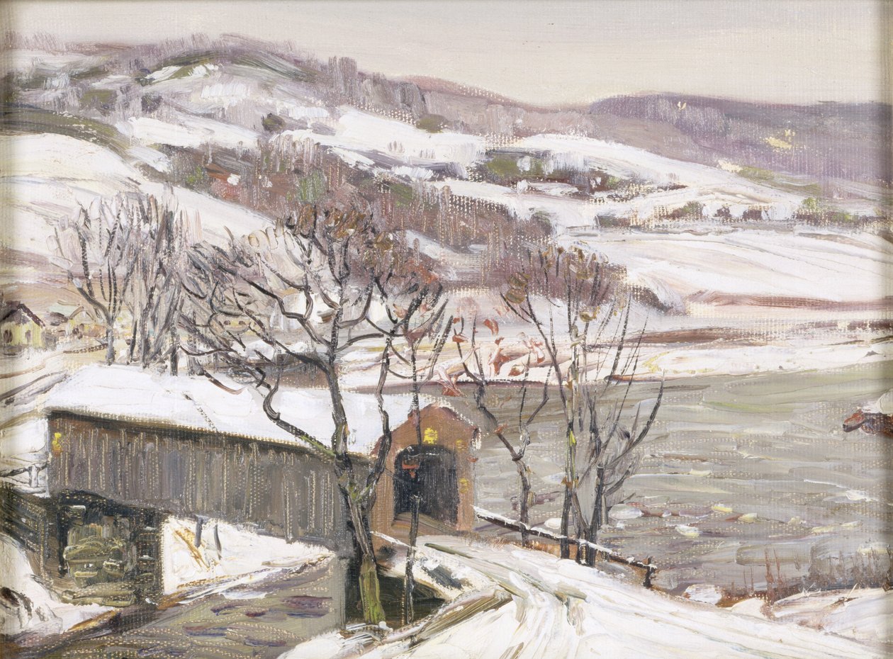 A ponte coberta de George Gardner Symons