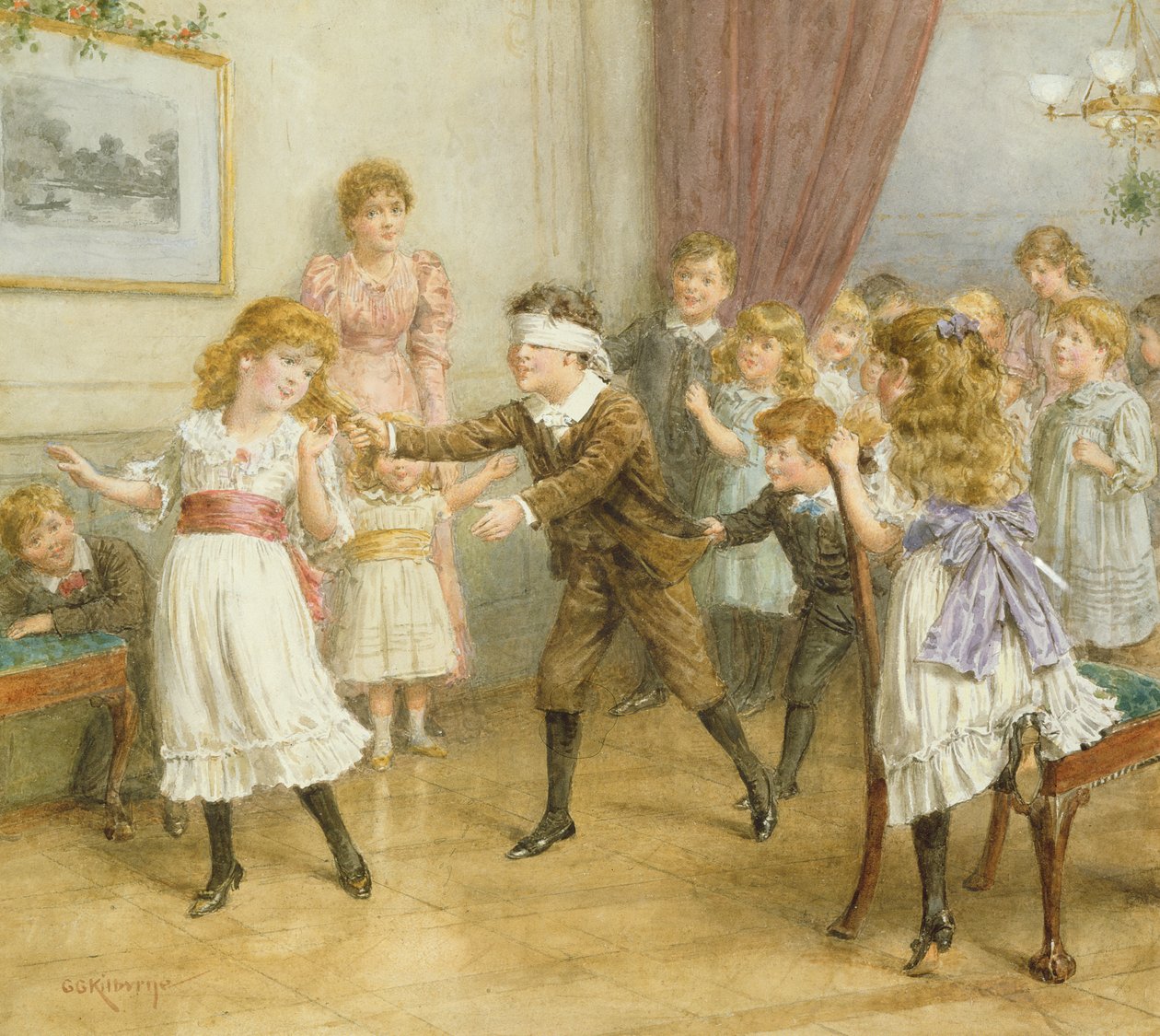 Cego Homem Buff de George Goodwin Kilburne
