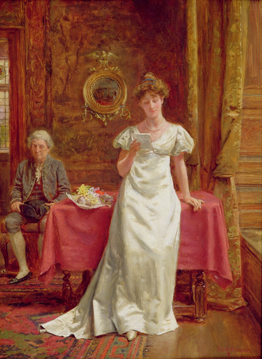 Esperando por uma resposta de George Goodwin Kilburne