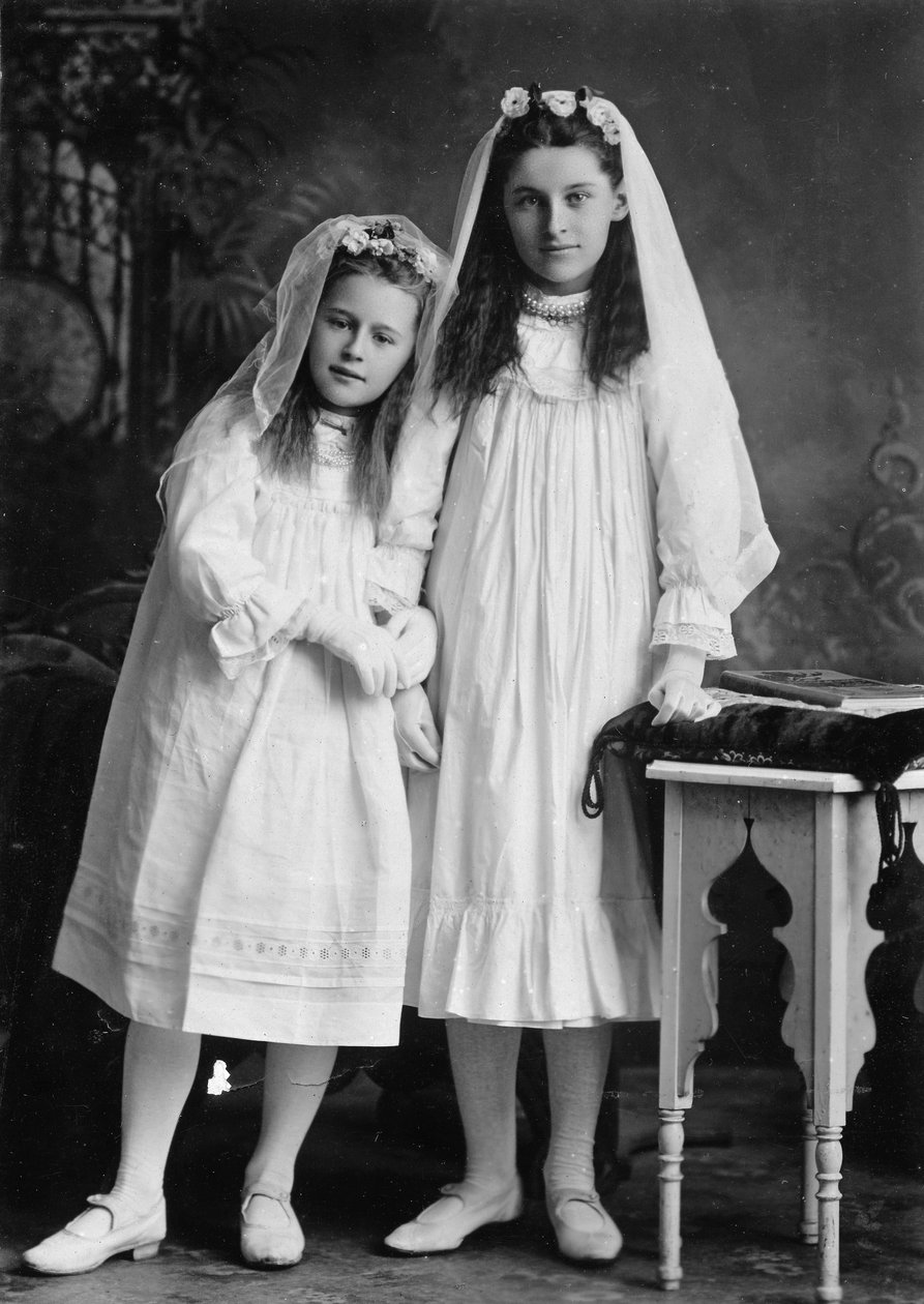 Retrato de duas meninas de George Gregory