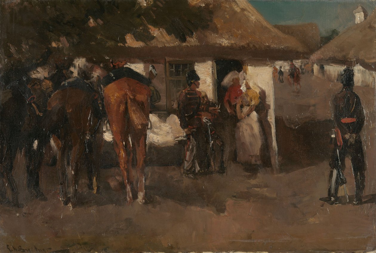 Billeting as tropas de George Hendrik Breitner