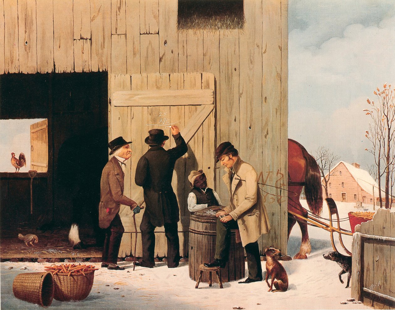 Assentando uma conta de George Henry Durrie