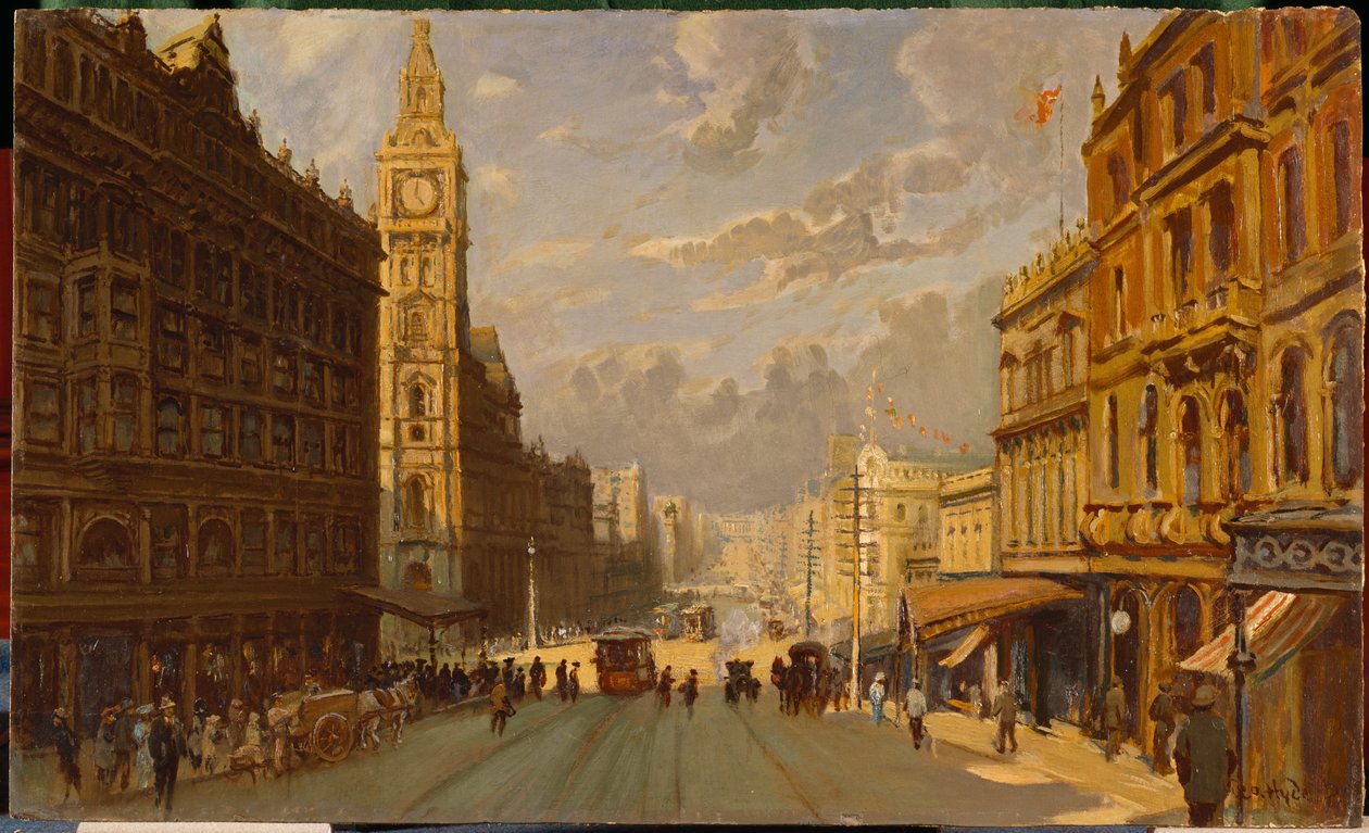 Bourke Street east de George Hyde Pownall