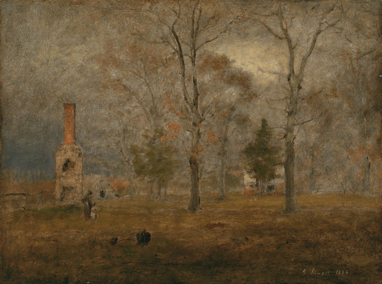 Dia cinzento, Goochland de George Inness
