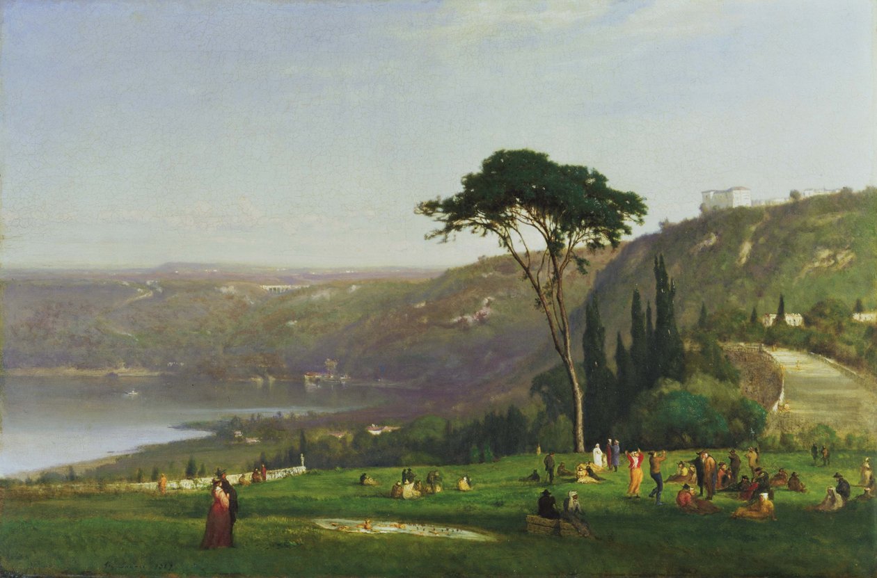 Lake Albano de George Inness