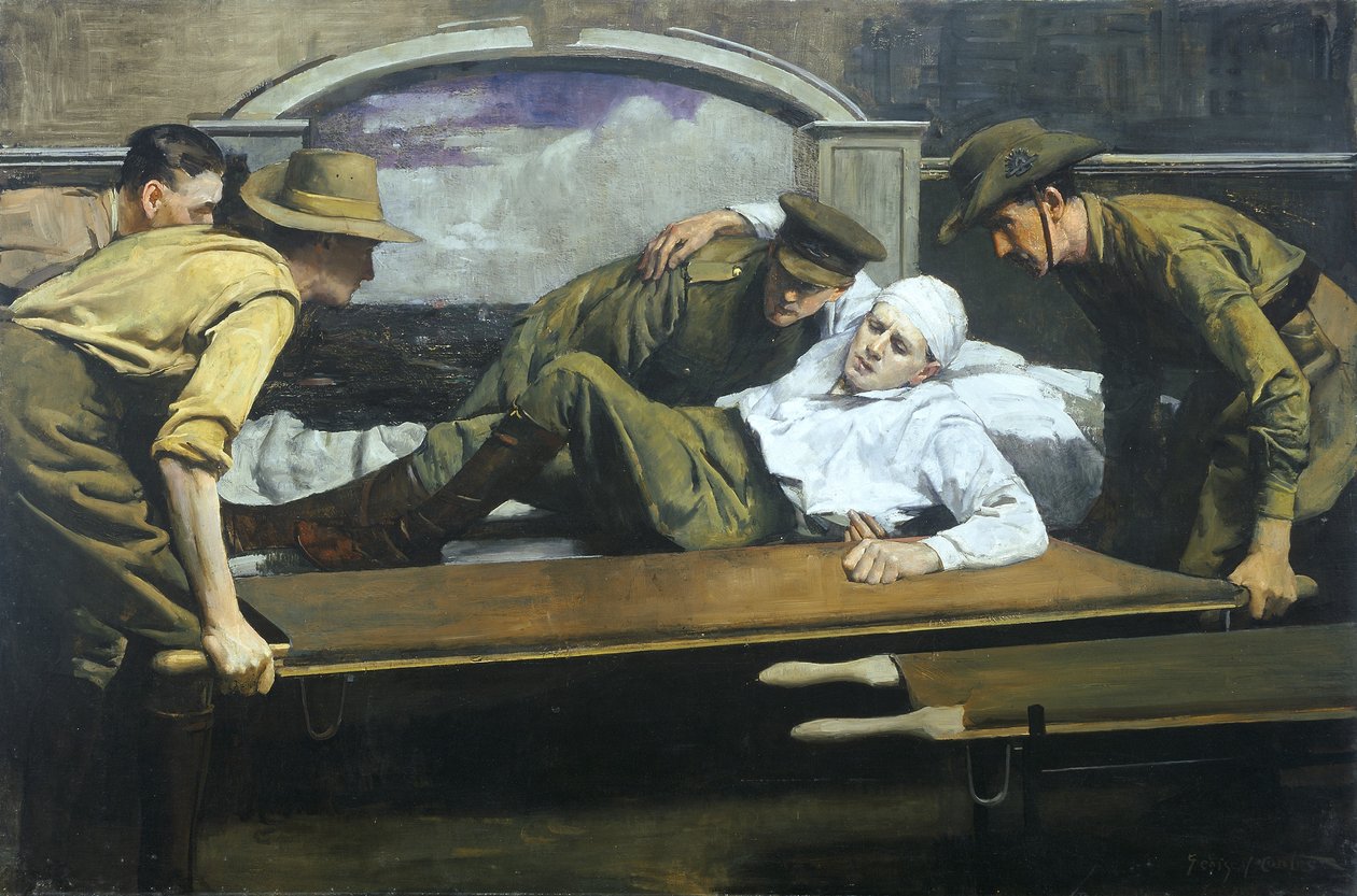 Estação de compensação de vítimas, 1920 de George James Coates