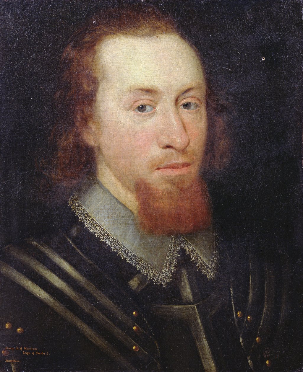 Retrato de James Graham, Marquês de Montrose, c.1640 de George Jamesone