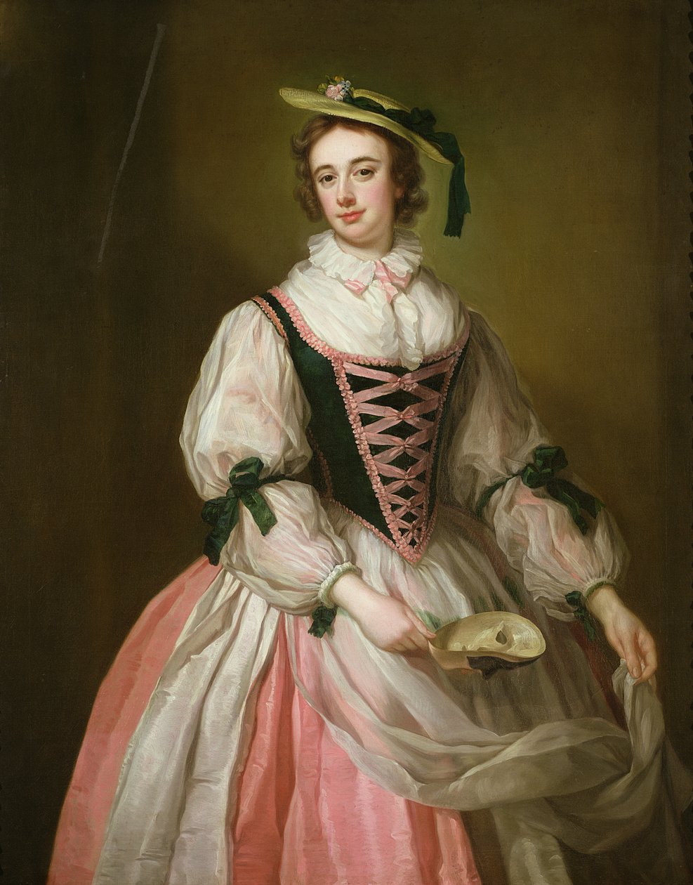 Retrato de Frances Macartney, c.1745 de George Knapton