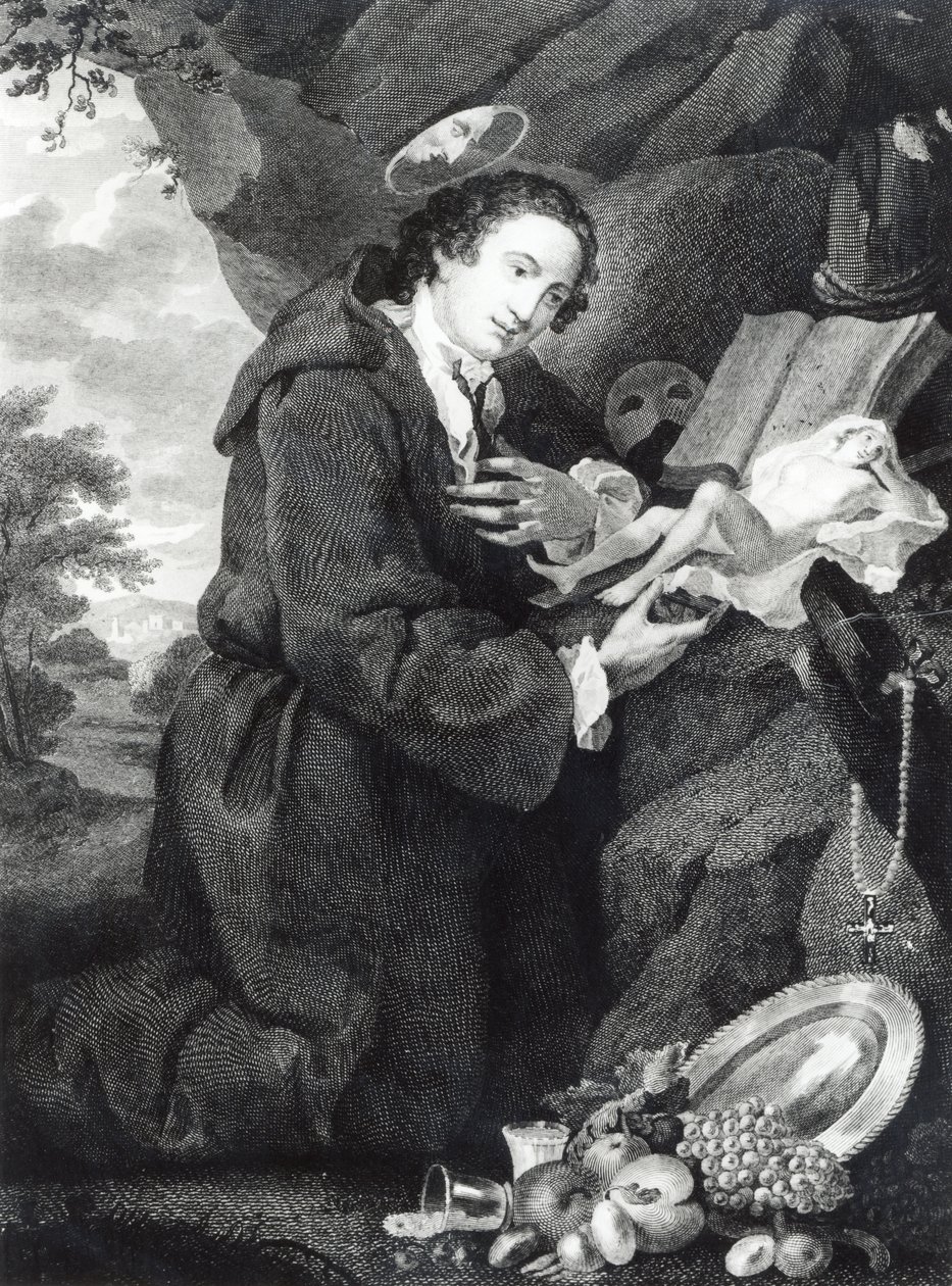 Sir Francis Dashwood (1708-81) adorando Vênus de George Knapton