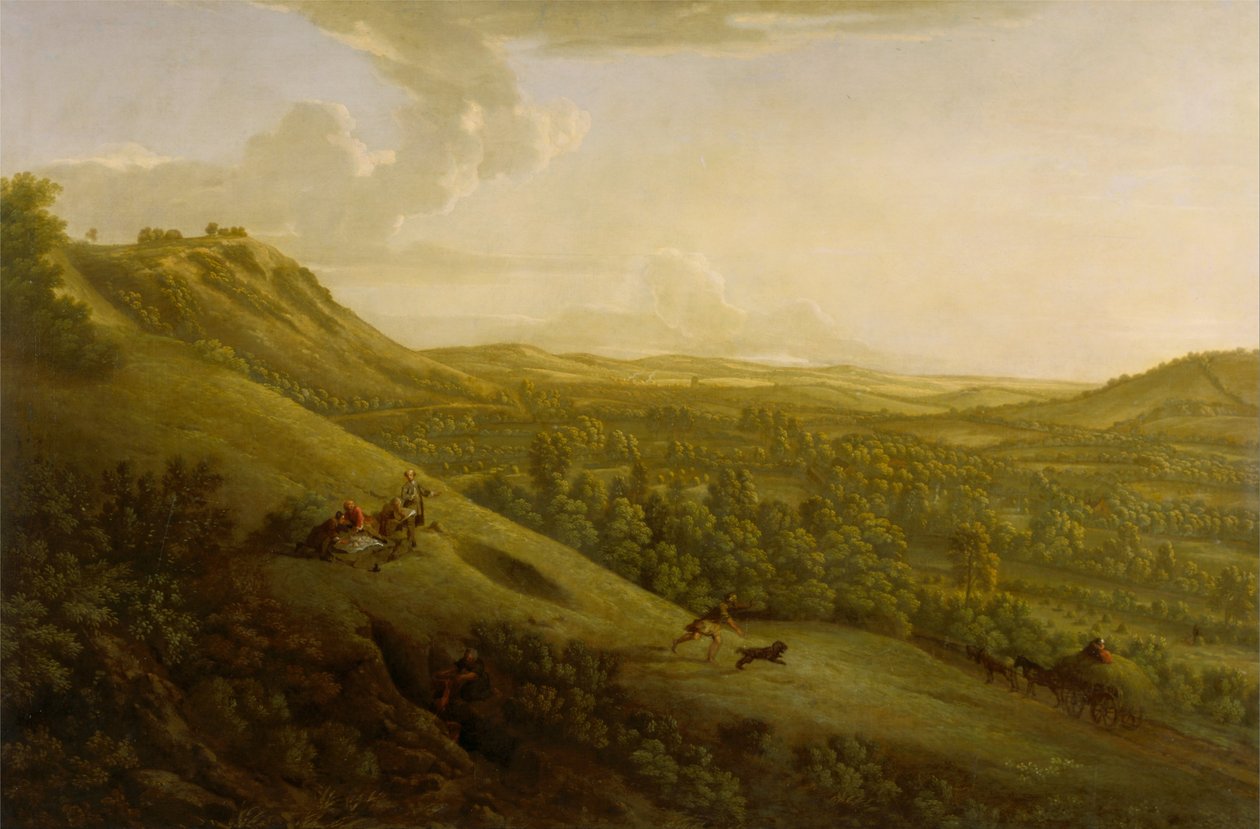 Box Hill, Surrey, com Dorking à distância de George Lambert
