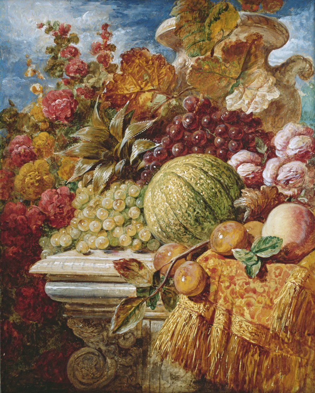 Ainda vida com frutas de George Lance