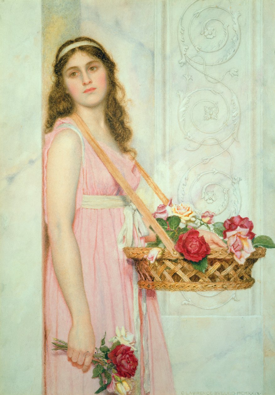 O vendedor de flores, 1929 de George Lawrence Bulleid