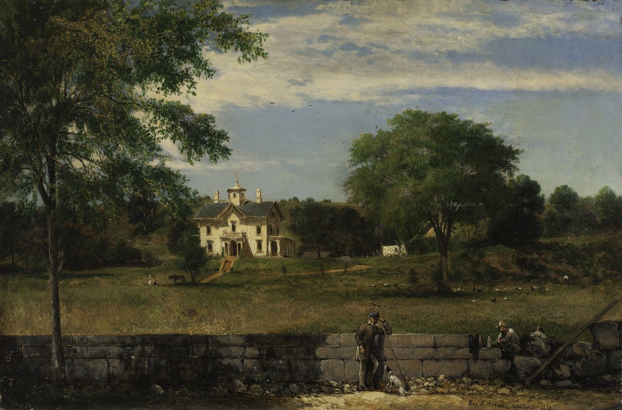 Morning Effect, Medford, Massachusetts, 1861 de George Loring Brown