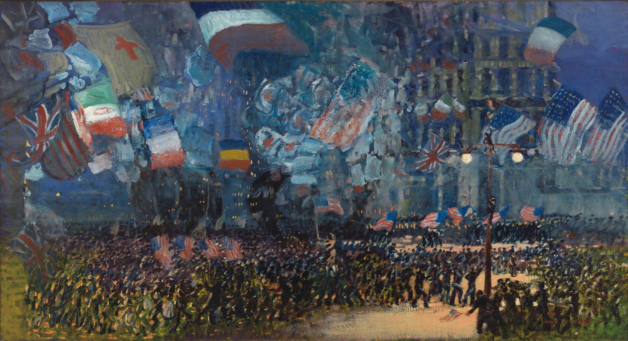 Noite de armistício de George Luks