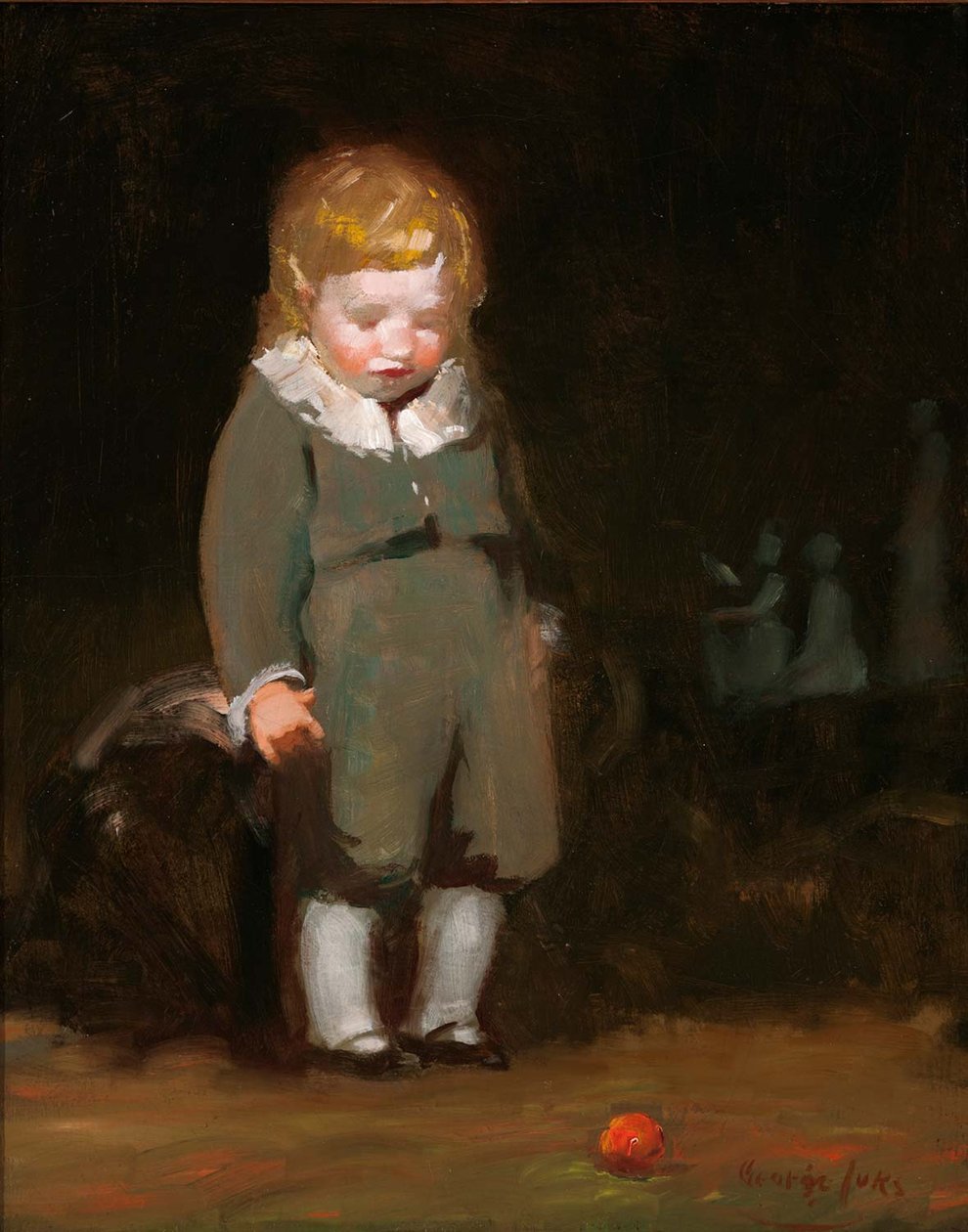 Criança em cinza de George Luks