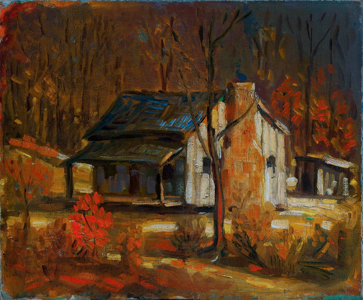 Cabana na Montanha de George Luks