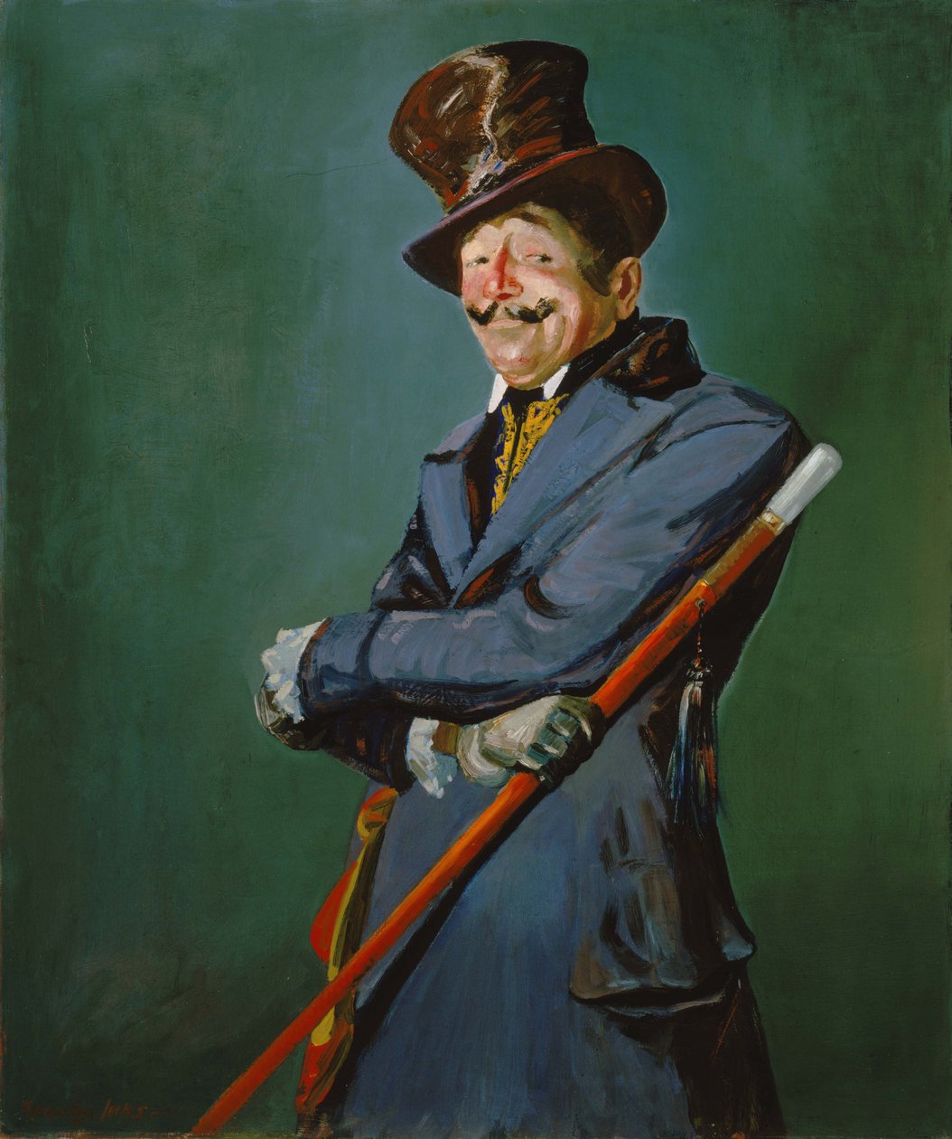 Otis Skinner como o coronel Philippe Bridau de George Luks