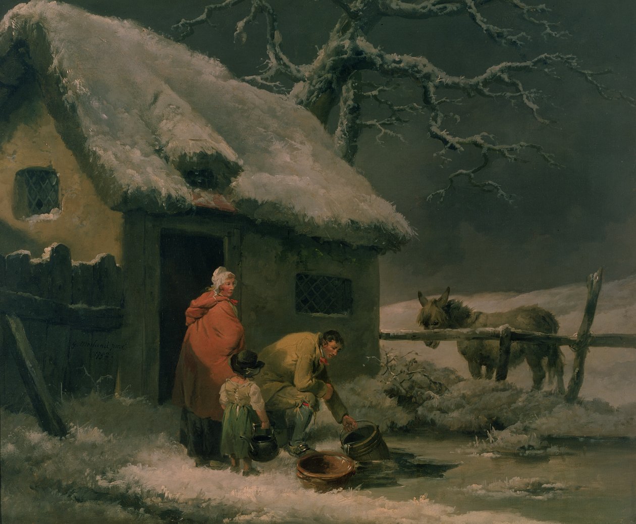Quebrando o gelo de George Morland